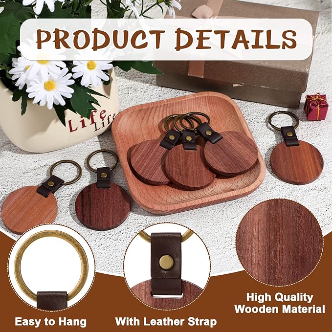 Personalized Wooden Keychains/Ornaments